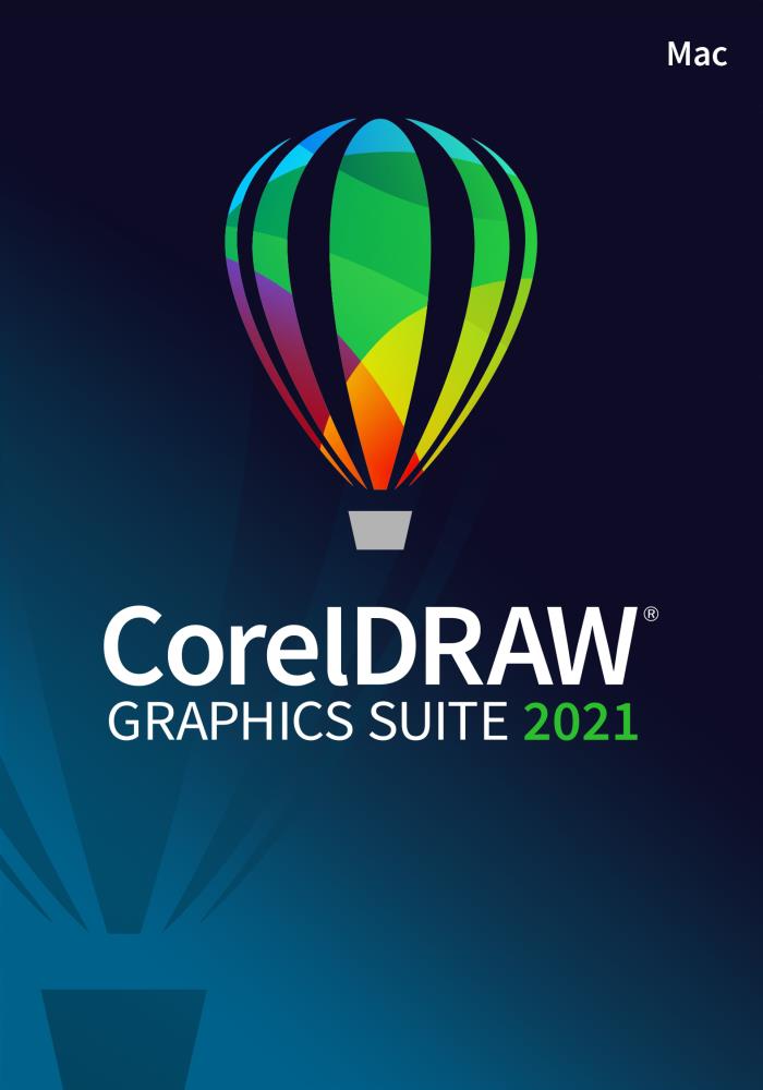 COREL CorelDRAW Graphics Suite 2021 Vollversion MAC Multilingual DE/EN/FR/IT/ES/BP/NL